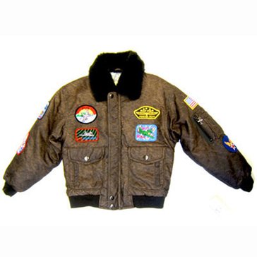 Business Innovations Boys' USN WWII Bomber Jacket