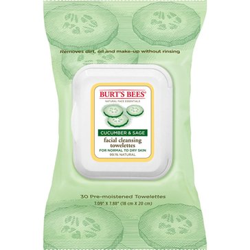 Burt's Bees Facial Cleansing Towelettes - Cucumber & Sage