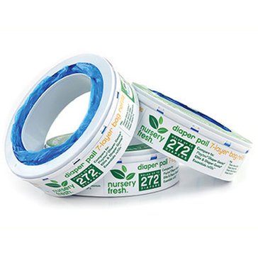 Munchkin Nursery Fresh Diaper Pail Refill, 816-Count (3-Pack)