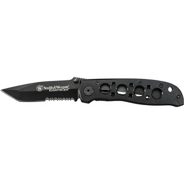Smith and Wesson Extreme Ops Folding Knife - Tanto, Serrated (CK5TBSCP)