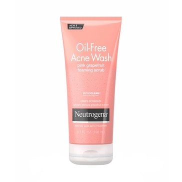 Neutrogena Acne Pink Grapefruit Foaming Wash Scrub 6.7oz