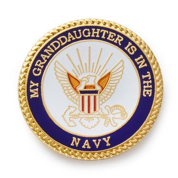 Mitchell Proffitt USN Granddaughter Lapel Pin