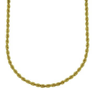 18K Yellow Gold Rope Chain