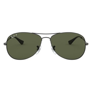 Ray-Ban Men's Gunmetal Polarized Sunglasses